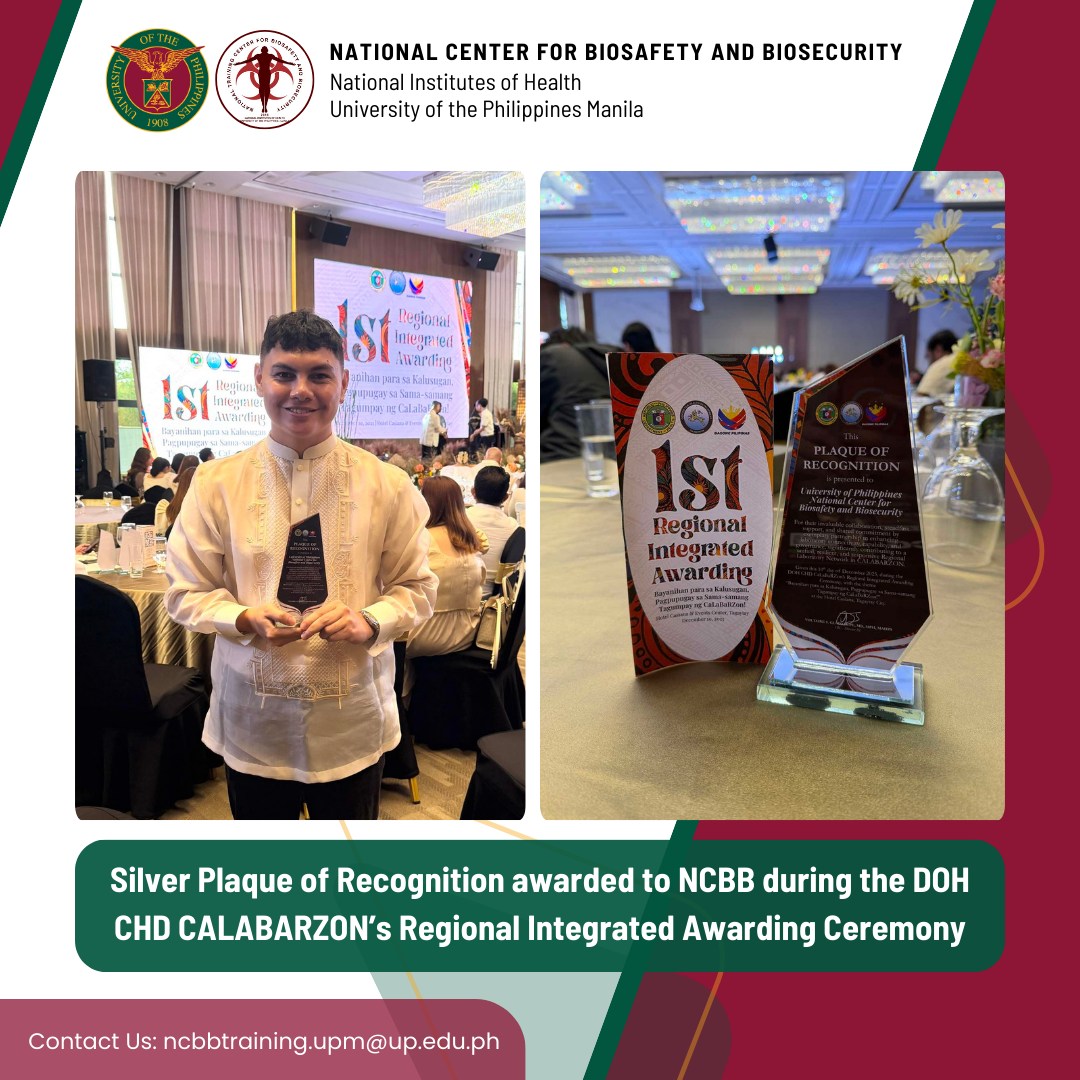 NCBB Bags Silver Plaque at DOH CHD CALABARZON Awards
